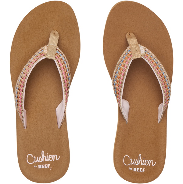 2026 Reef Da Donna Infradito Baja Elana CJ7336 - Marrone / Pink